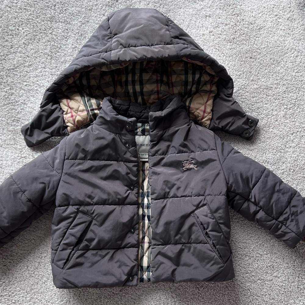 Burberry Baby Hooded Puffer Jacket
